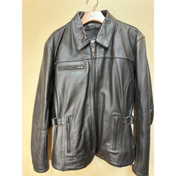 Joe Rocket Women’s Leather Motorcycle Jacket – Size XL – Heavy Duty Cruiser - Picture 1 of 14
